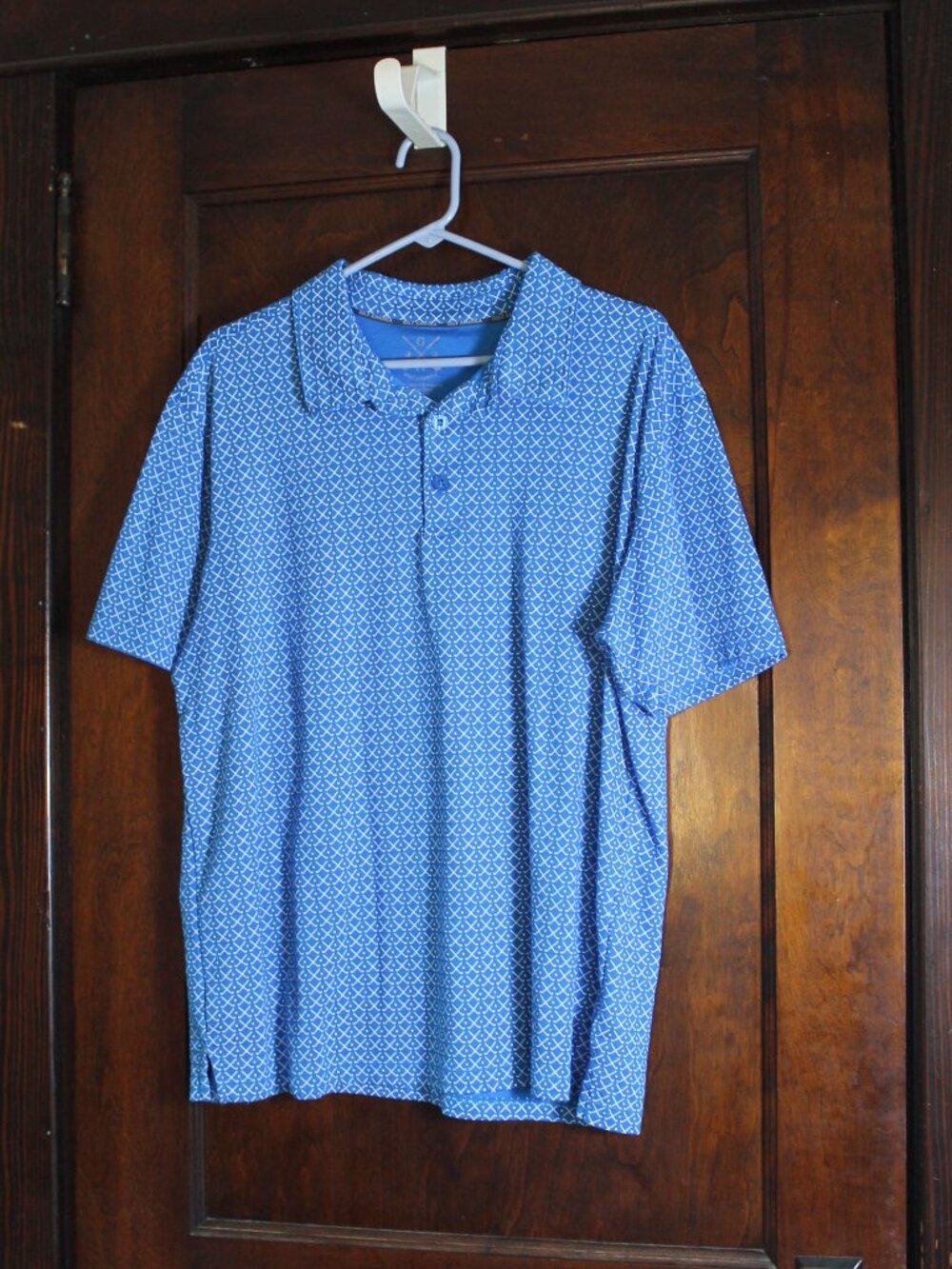 Golf America Blue Polo, Club & Ball Design, XXL